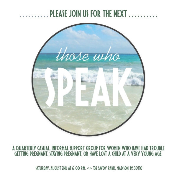 Those Who Speak - August 2, 2014